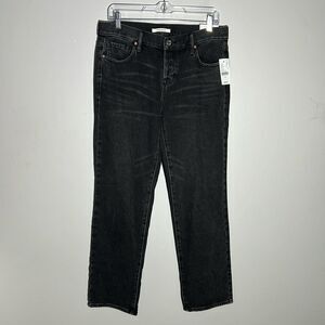 NWT PacSun Low Rise Straight Black Button Fly Jeans Size 28
